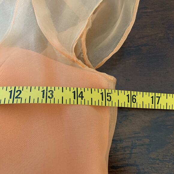 Nardos Orange Formal Midi Dress Size Small - Picture 7 of 9